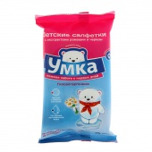 Влажные салфетки, детские "УМКА"15шт.