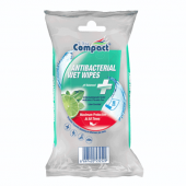 Влажные салфетки Compact Антибаетериальные 15 шт. 1/36