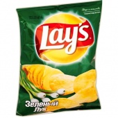 Лейз Молодой зеленый лук 90гр. 1/25