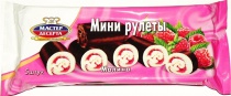 Мини-рулет "Мастер десерта" Малина 175 гр