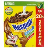 Nesquik Готовый завтрак с подушечками 500гр. 1/10