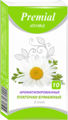 "Premial" Платочки бумажные с араматом ромашки 1/6/10