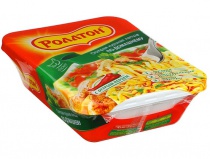Роллтон куриная лапша по-домашнему (лоток)  90гр 1/24