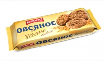 Печенье КУХМАСТЕР Овсяное сдобное  270гр 1/15
