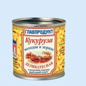 Кукуруза молодая Главпродукт ж/б 340гр. 