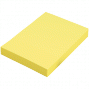 Клейкая бумага для заметок 100лр. Желтая