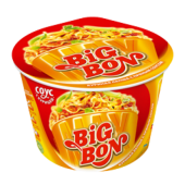 Вермишель "Биг бон" с прян. соусом и кур. 95гр.  1/24