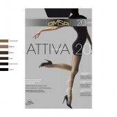 Колготки омса ATTIVA 20ден NERO 3-M