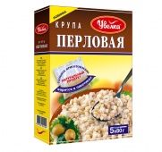 Крупа в покетиках "Увелка" для варки Перловаявая  5*80гр.  0,4кг.