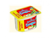 Йогурт Растишка 110 г  Яблоко - груша  1/12