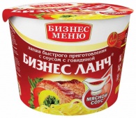Вермишель "Бигланч" гов. 90гр. 1/24шт.