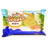 Вафли КОРОВКА с топ. молоко 150гр. 1/22