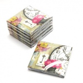 Салфетки бумажные Винтаж маленькие 1/20