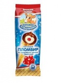 Пломбир с брусничным джемом  "Коровка" 15% 70гр. 1/20