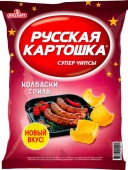 Чипсы Русская Картошка колбаски гриль  50гр. 1/9