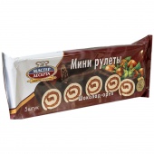 Мини-рулет "Мастер десерта" шоколад-орех 175 гр