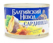 Сардинелла с доб. масла  Балтийский Невод 240гр