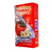 "Premial" Платочки бумажные с араматом клубника/ лимон /зеленое яблоко 1/6/