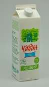 Кефир "Чабан" 1% 900г. 1/6