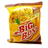 Вермишель "Биг бон" Говядина  тамат базилик 75гр. 1/48
