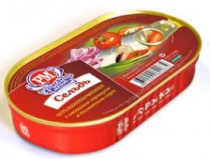 Сельд с овощями в т/с 175 г. 