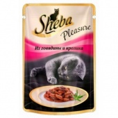 Шеба Плажер говядин\кролик 85гр.1/24 