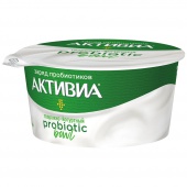Творожно-йогуртный probiotic Активия 135гр.