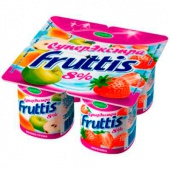 Йогурт "Fryttis" 8 % Клубника  яблоко груша  115 гр 1/16 