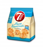 7DAYS мини круассаны кр. вар. сгущенка  105 гр 1/18 