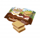 Вафли КОРОВКА с шок. 150гр. 1/22