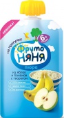 Пюре "Фруто Няня" яблоко-банан-творог 90 гр