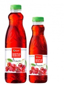 Стом Вишня  натуральный сок 1л 1/6