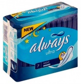 Прокладки Олвейз Ultra NEW 100% защиты (6 кап) 7 шт