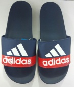 Шлепки adidas с красной полоской
