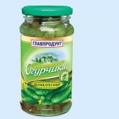 Огурчики деликатесные  Главпродукт 370г. 1/12