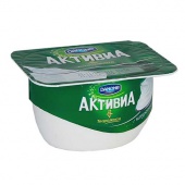 Активиа творожно-йогуртный Малина135 гр  1/6