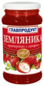 Земляника протертая с сахаром 550гр. Главпродукт