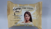Влажные салфетки для снятия макияжа LARA 25шт.