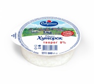 Творог Хуторок 300гр. савушкин 5%