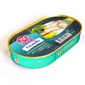 Сельд филе с доб. масла "Рыбное меню" 175 гр 