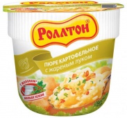 Роллтон пюре с жарен. луком  40гр. в стак.1/24