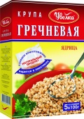 Крупа в пакетиках "Увелка" для варки гречневая ядрица 5*80гр  0,4кг 1/6