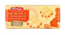 Шоколад ПОБЕДА белый 20% 100гр. 1/20