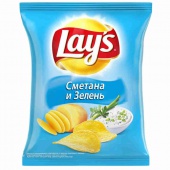 Лейз Сметана и зелень 40гр. 1/28
