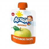 Пюре Агуша Яблоко 90гр 1/10
