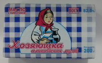 Масло "Хозяюшка" 180г. 72,5% 1/13