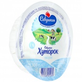Творог Хуторок 300гр. савушкин 1%