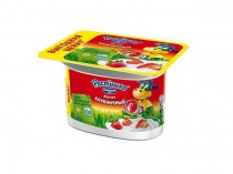 Йогурт Растишка 110 г  Клубника 1/12