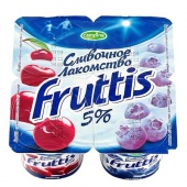 Йогурт "Fryttis" 5%  Вишня - Черника 1/24