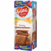 Печенье сахарное Любятово шоколадное  335г